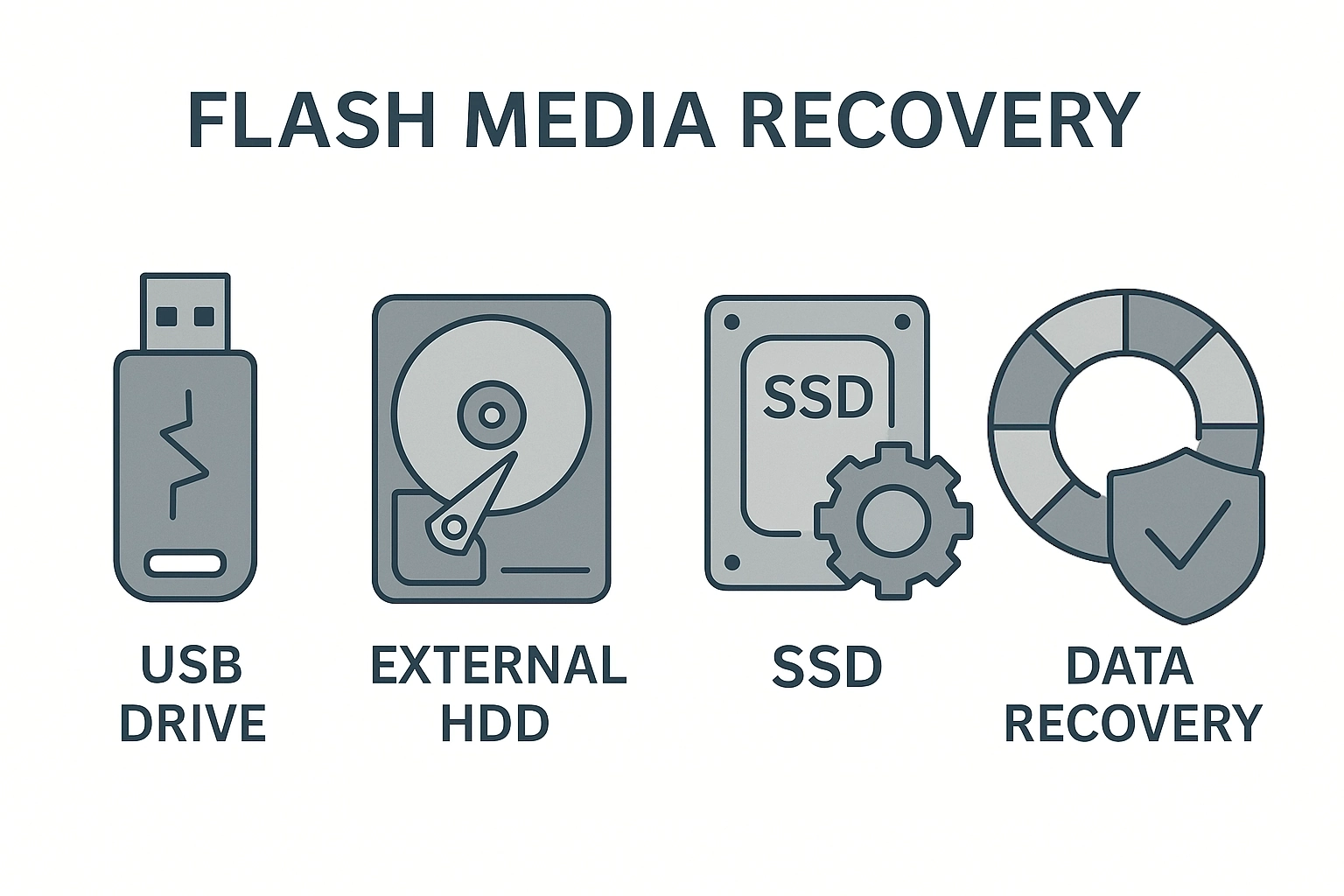 Flash media recovery services